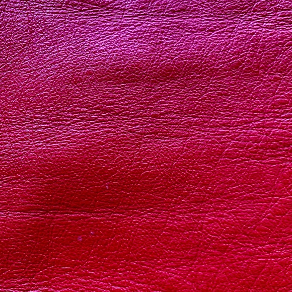 bcbg max azria - Red Leather Moto Pants Size 6 Straight Leg Lined, soft leather - Picture 3 of 3